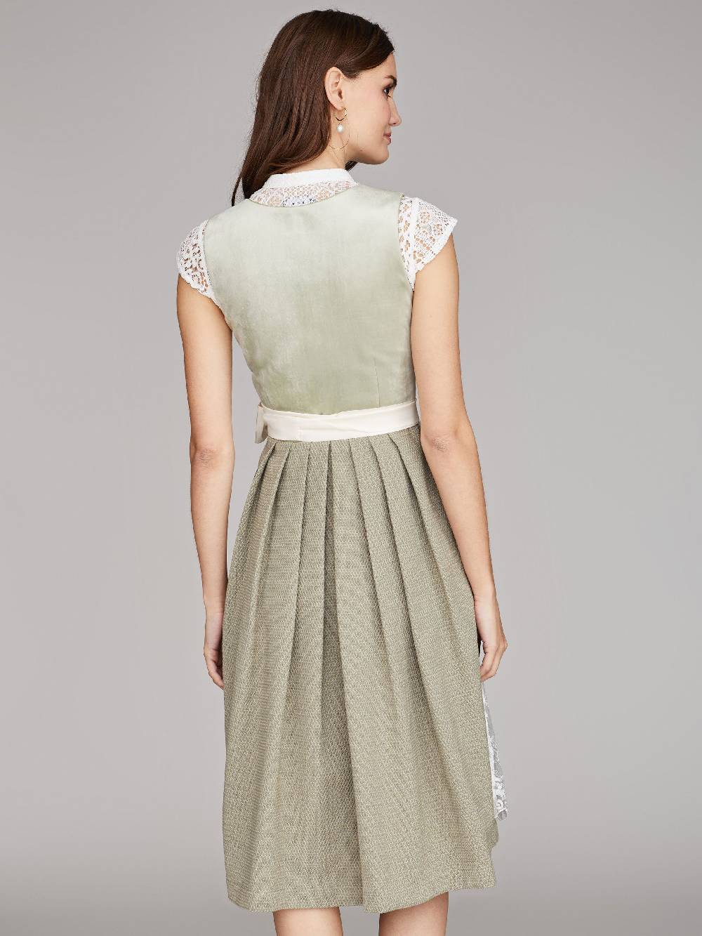 Limberry Salbeigrünes Samtdirndl - RUTH SAGE GREEN Großer Ausverkauf