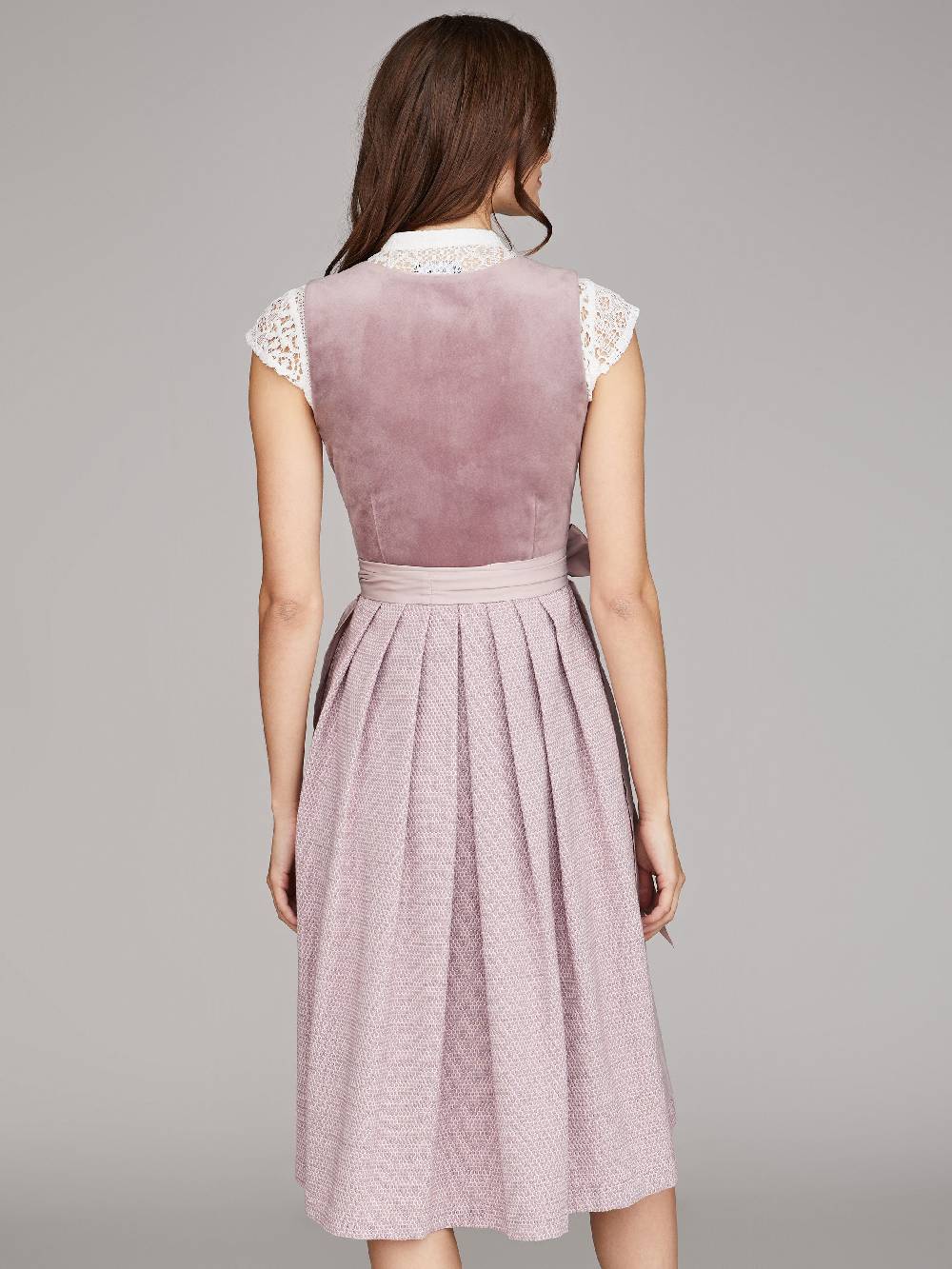 Limberry Mauvefarbenes Samtdirndl - RUTH MELLOW MAUVE Flash Sale