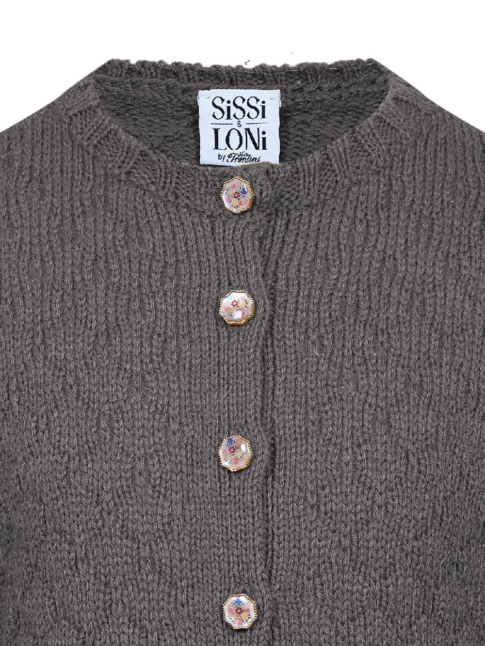 Limberry Graue Strickjacke für Kinder - INGE GRAU Preisnachlass