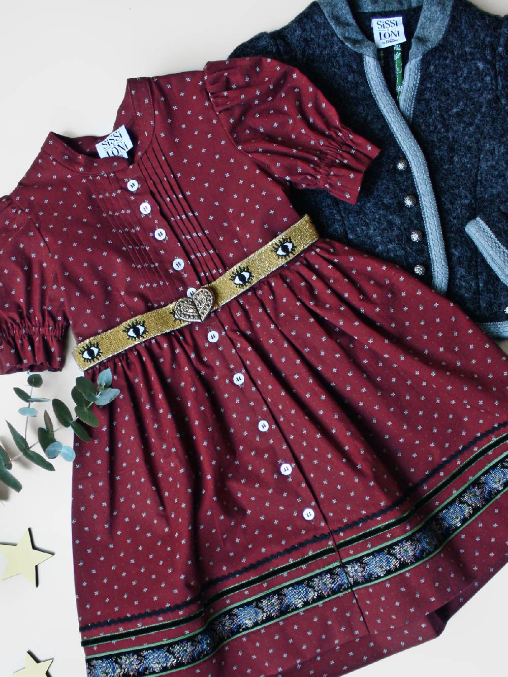 Limberry Beeren-farbenes Kinderkleid - ANNAMIRL BEERE Osterangebot