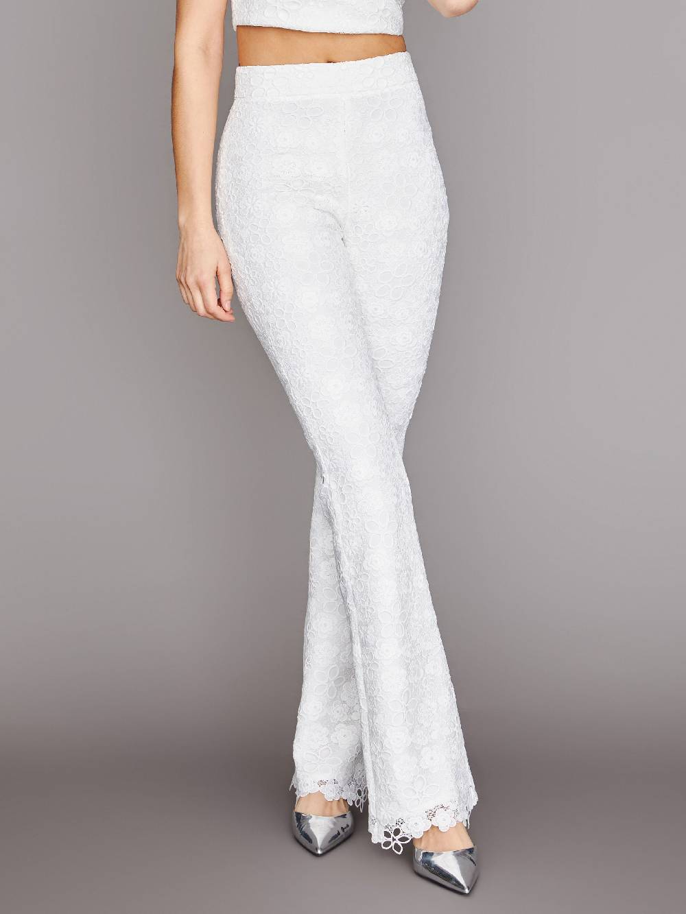 Limberry Cremefarbene Braut-Hose aus Spitze - IVY Wochenangebot