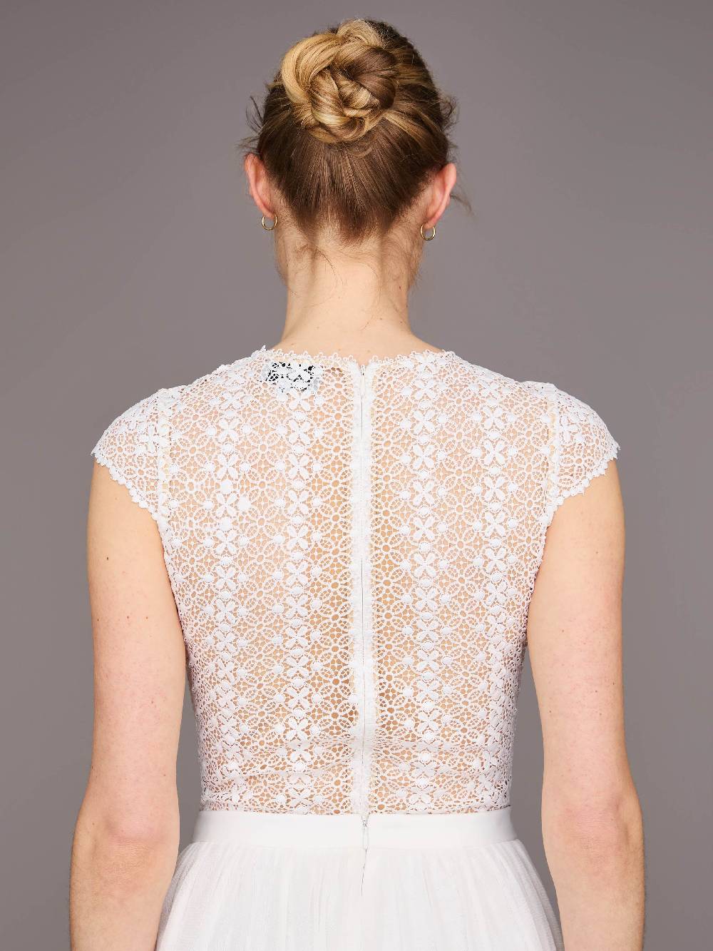 Limberry Cremefarbener Braut-Body mit Flügelarm - FAYE Online