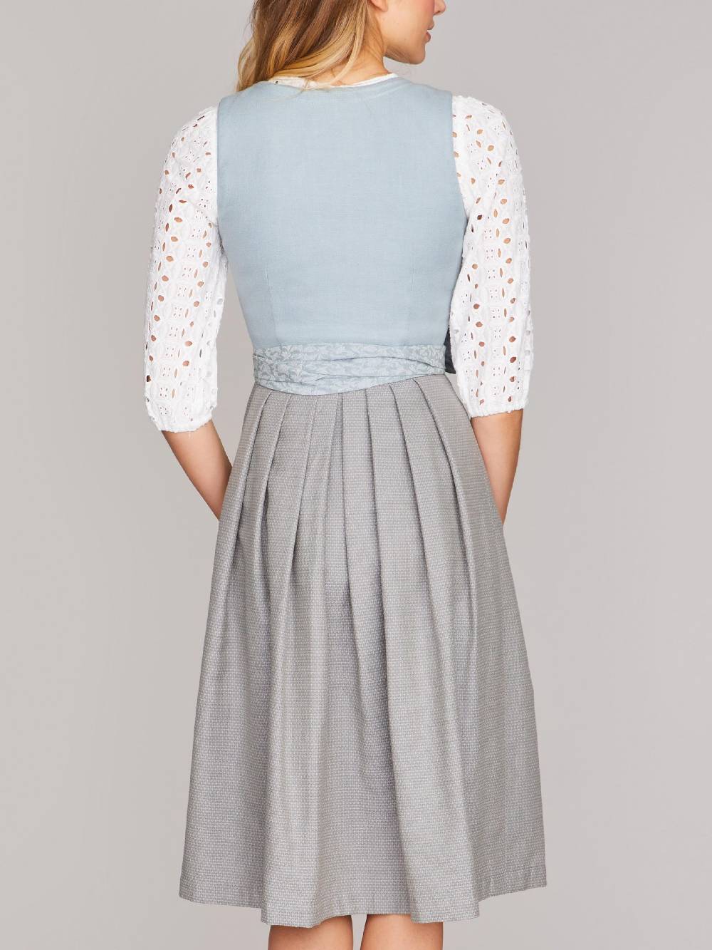 Limberry Dirndl in Mint mit Schnursteppung - CLAIRE SUMMER SAGE Sonderangebot der Fabrik