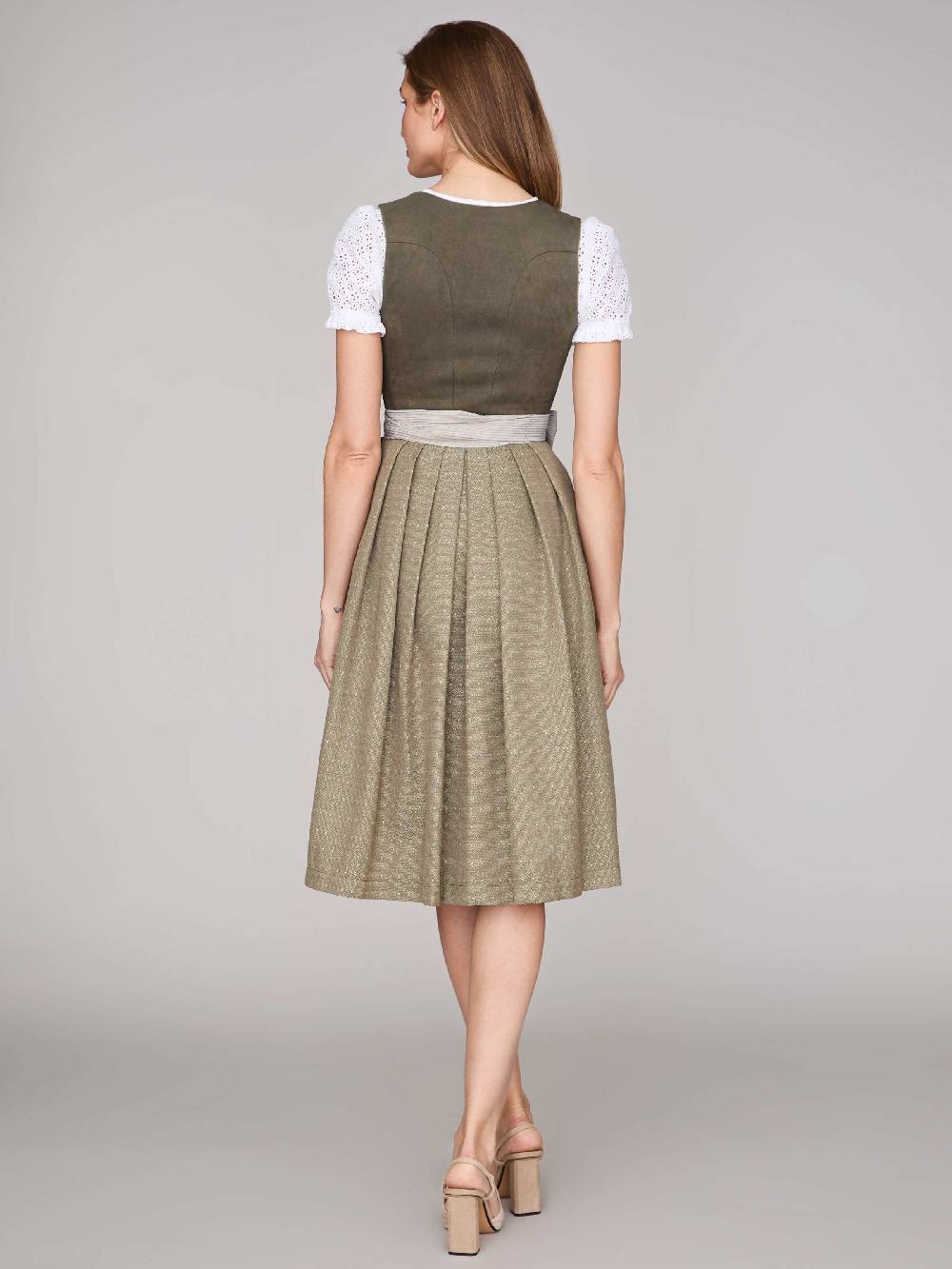 Limberry Moosgrünes Dirndl mit Velours-Mieder - ISOBEL MOSSY GREEN 2025