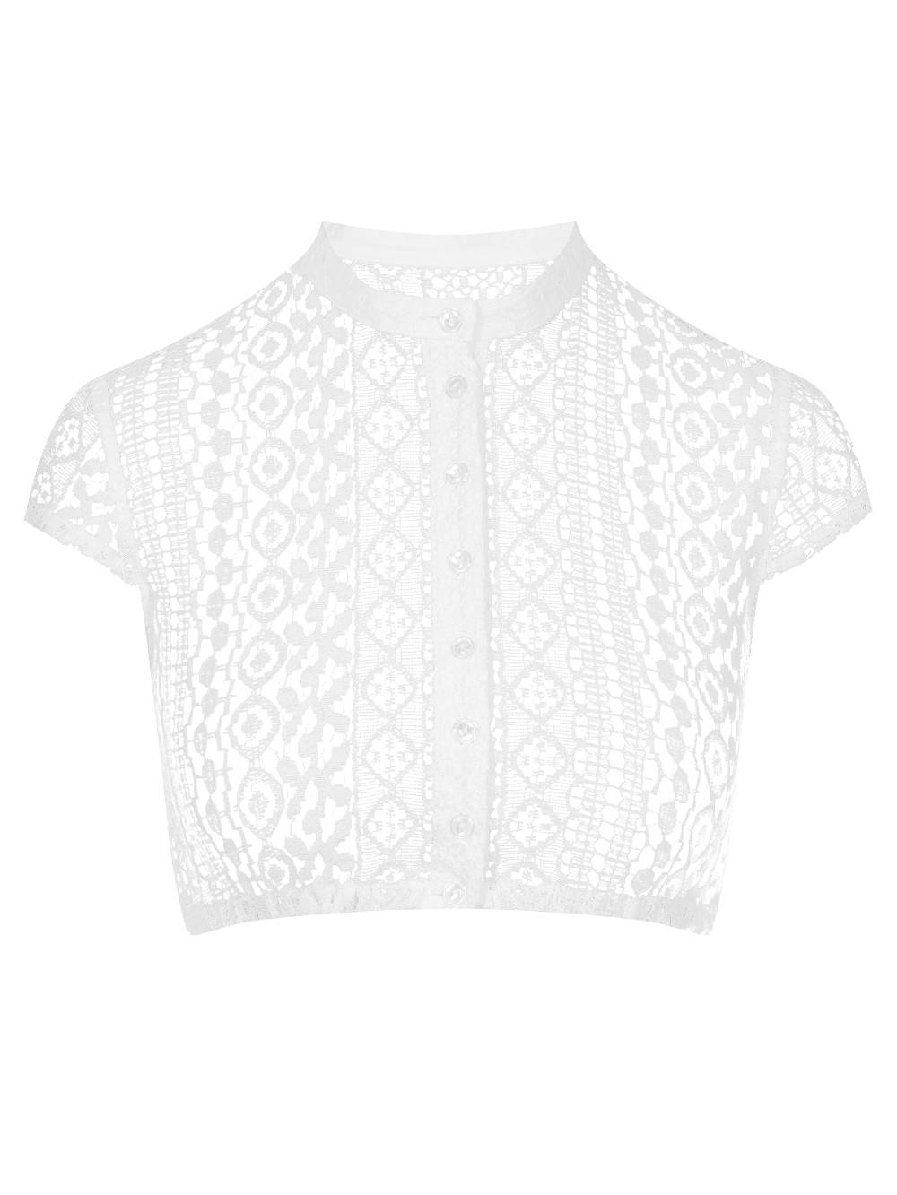 Limberry Cremeweiße Dirndlbluse mit Flügelarm - MERLE Verkauf