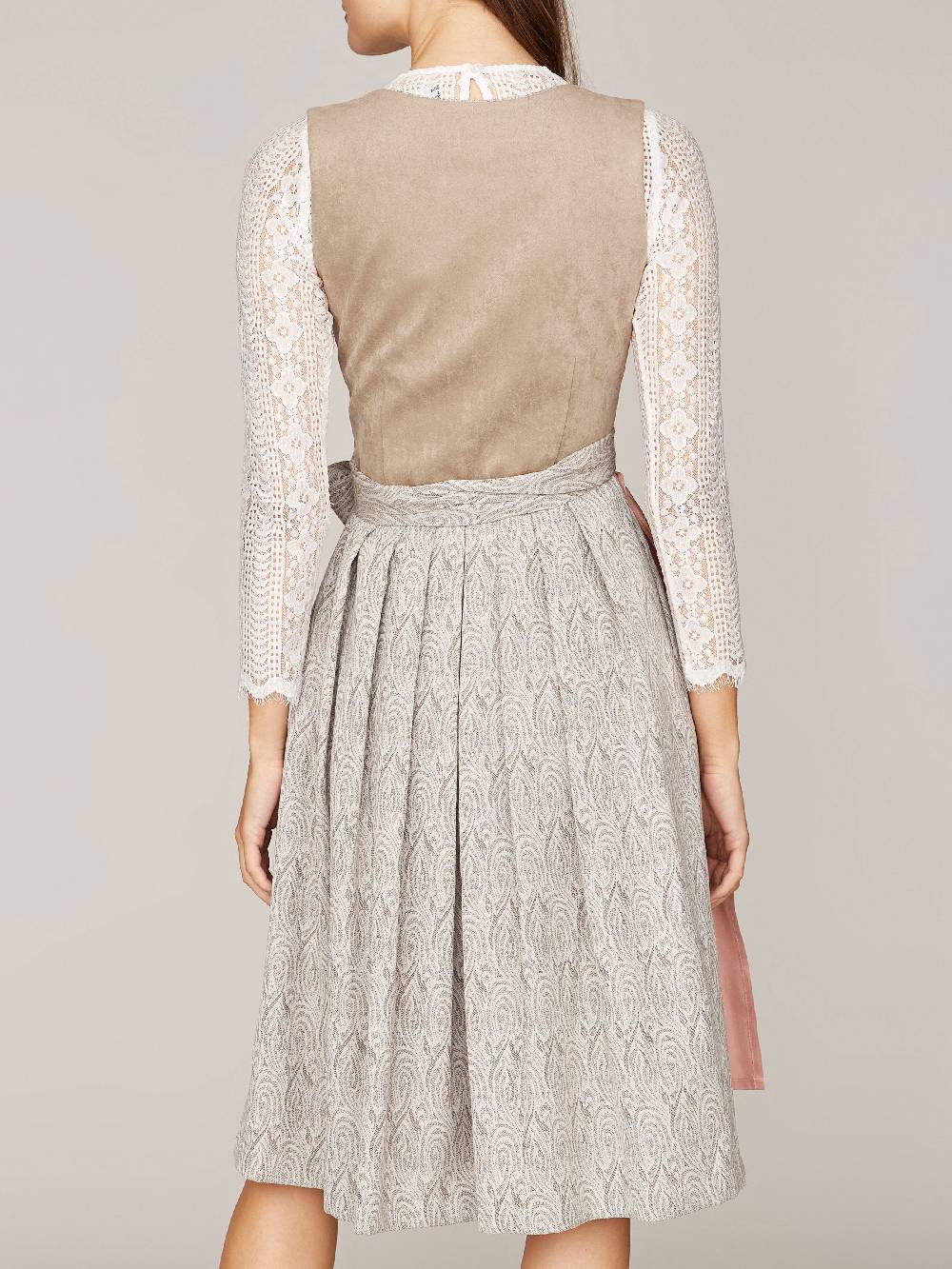 Limberry Hellbeiges Dirndl im Animalprint - KIRA SAND Exklusivangebot