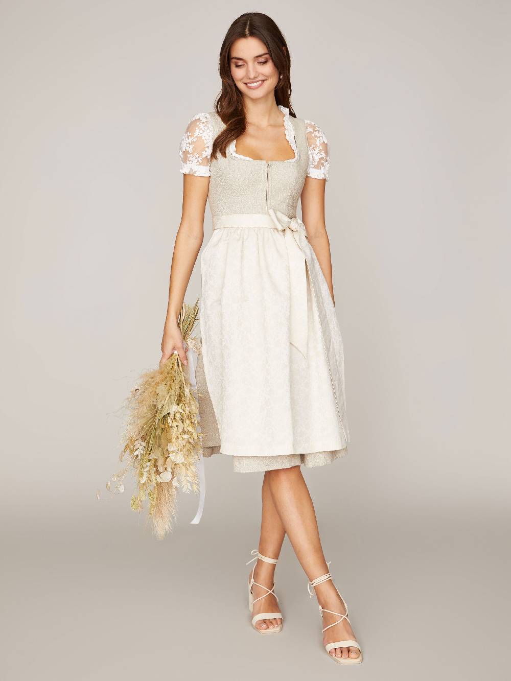 Limberry Beigefarbenes Dirndl - EMMA IVORY Jubiläumsangebot