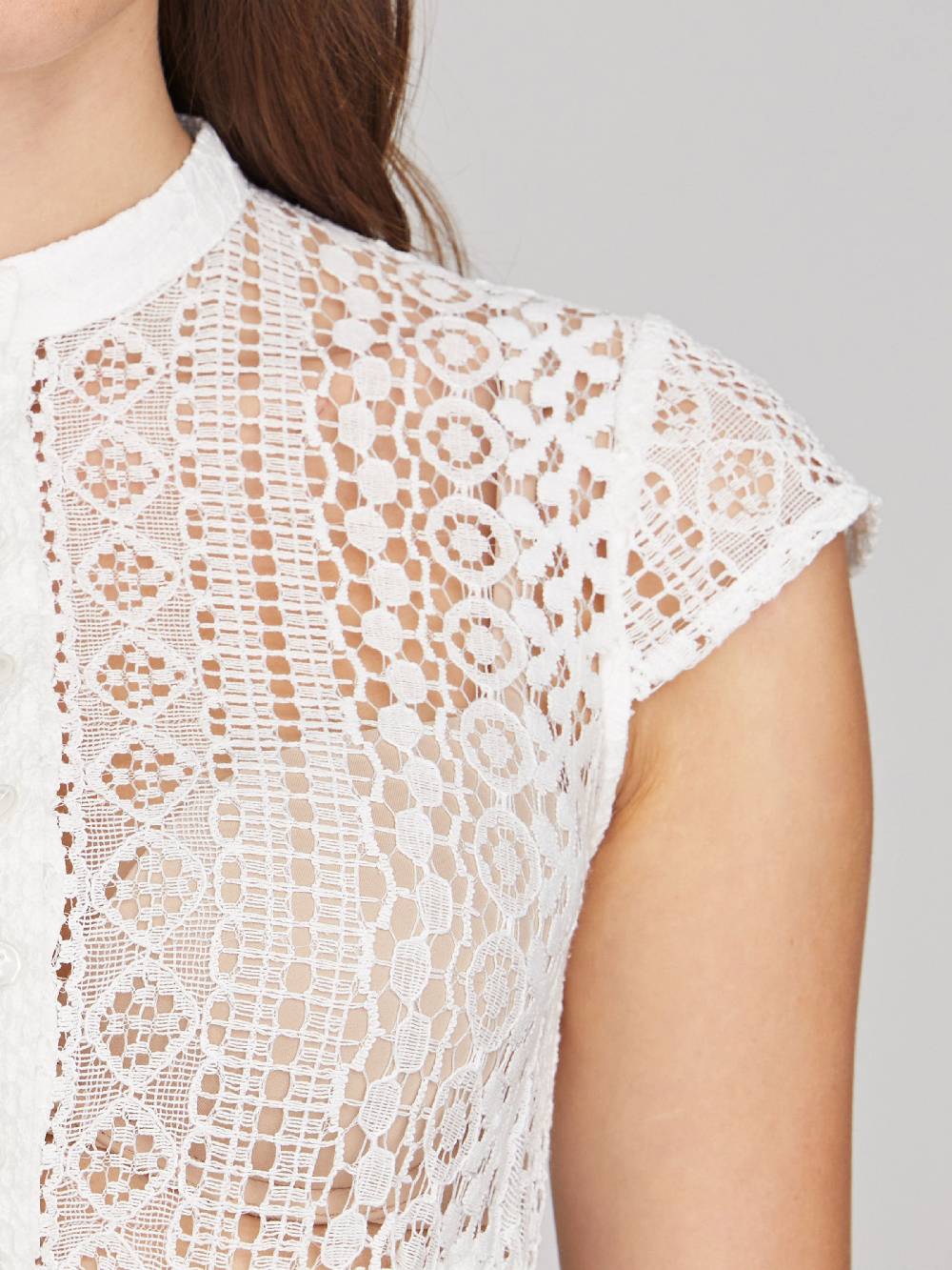 Limberry Cremeweiße Dirndlbluse mit Flügelarm - MERLE Kauf eins, bekomm eins gratis