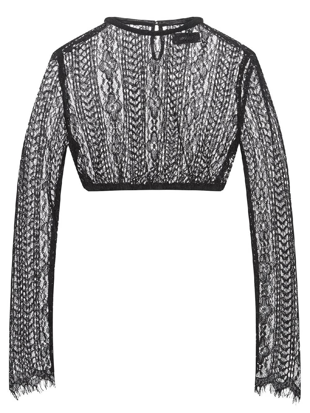 Limberry Schwarze Dirndlbluse mit langem Arm - ANEMONE SCHWARZ Tägliche Deals