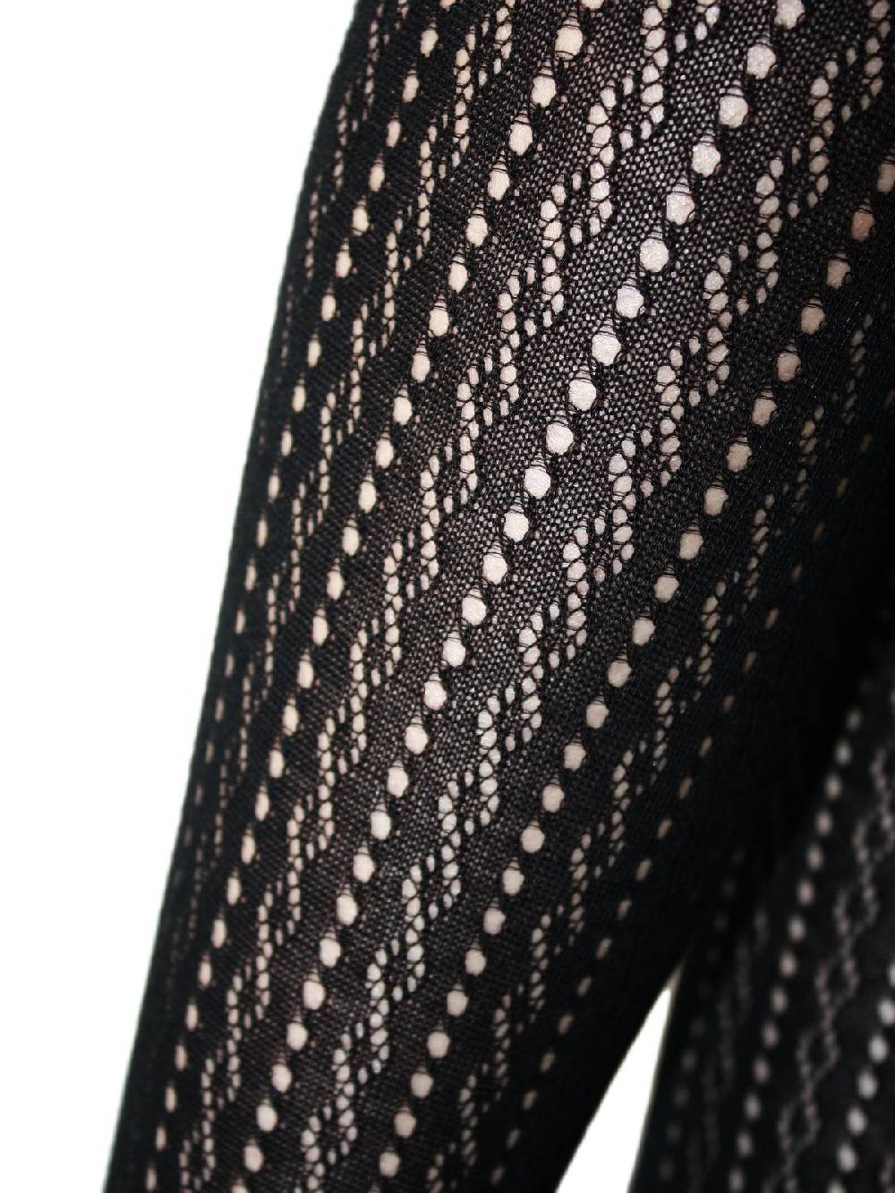 Limberry Schwarze Trachten-Strumpfhose - CROCHET 2025