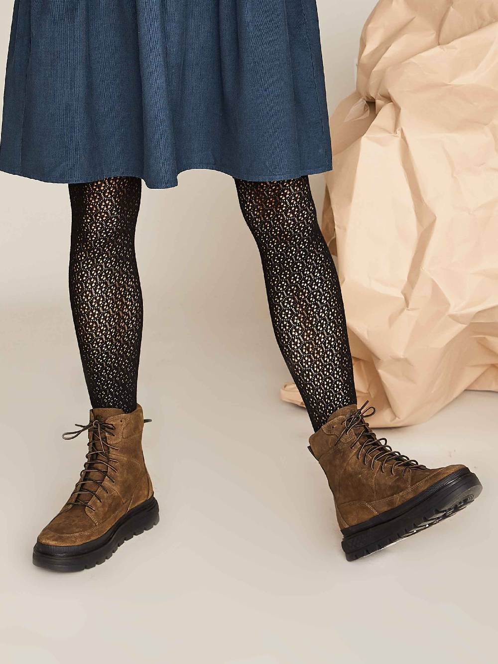 Limberry Trachten-Strumpfhose in Schwarz - FLEUR Outlet