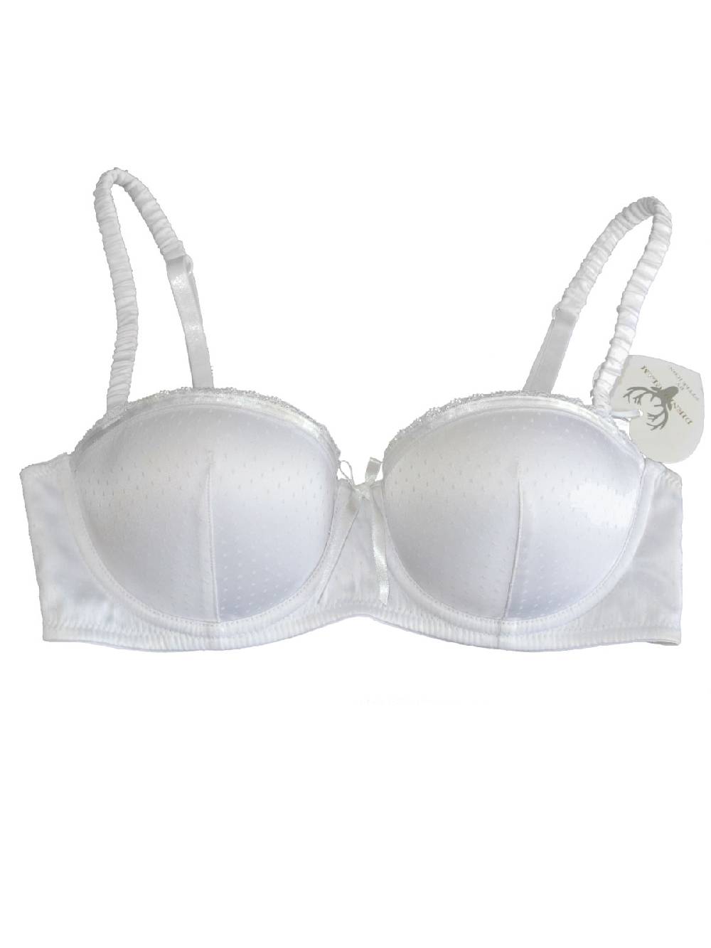 Limberry Weißer Dirndl BH aus Satin - SATIN GLAM Günstiger Verkauf