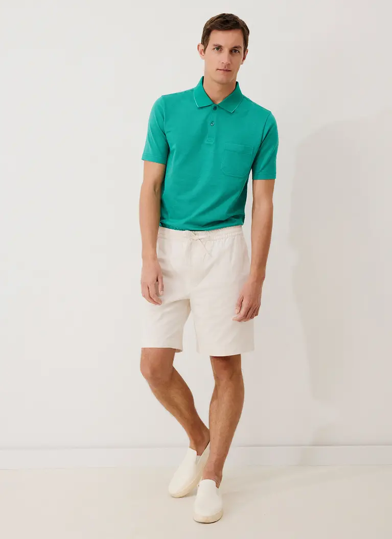 Maerz Muenchen Poloshirt100% BaumwolleArt. Nr. 649701-216 50% Rabatt für begrenzte Zeit