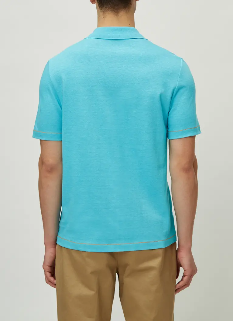 Maerz Muenchen PoloshirtBaumwoll-Leinen-MixArt. Nr. 661400-816 Günstiger Verkauf