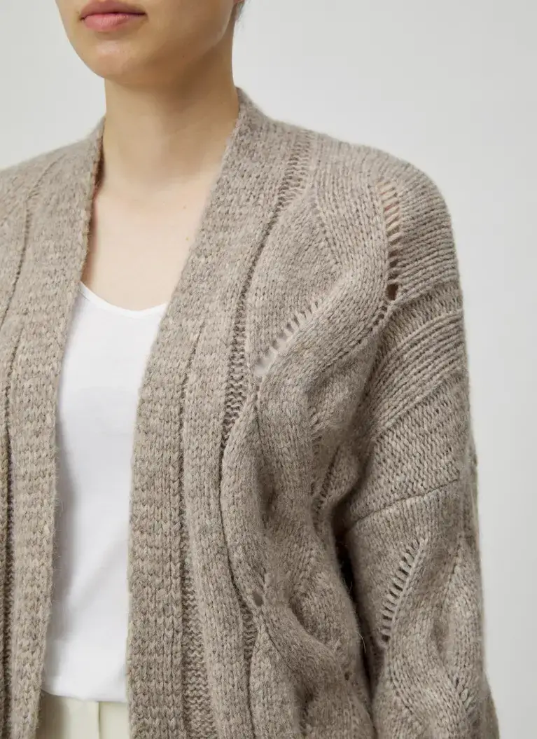 Maerz Muenchen StrickjackeAlpaka-Woll MischungArt. Nr. 292500-112 Sonderangebot