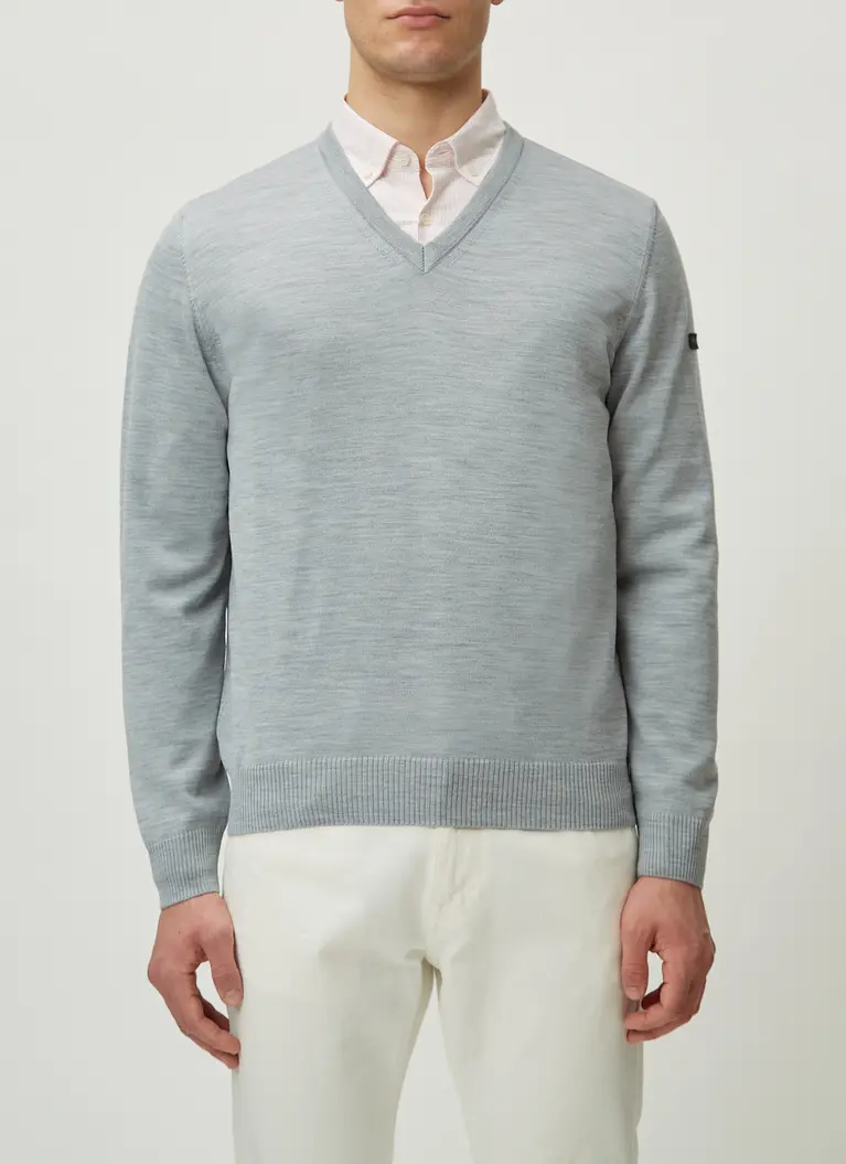 Maerz Muenchen V-Pullover100% MerinowolleArt. Nr. 490400-519 Exklusive Angebote