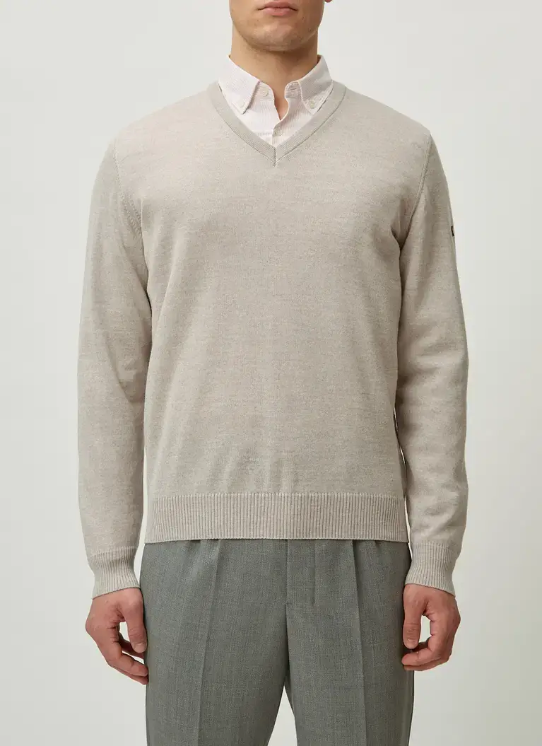 Maerz Muenchen V-Pullover100% MerinowolleArt. Nr. 490400-148 Blitzangebot