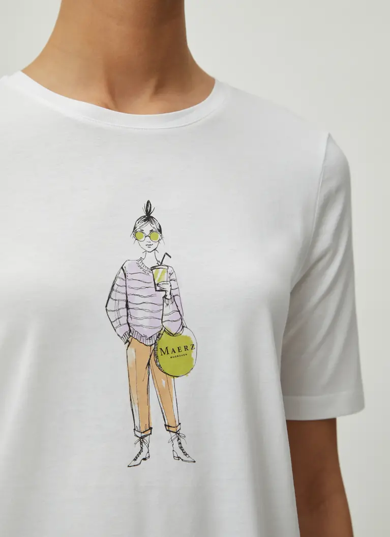 Maerz Muenchen RundhalsshirtBaumwollmischungArt. Nr. 176801-733 Günstig kaufen
