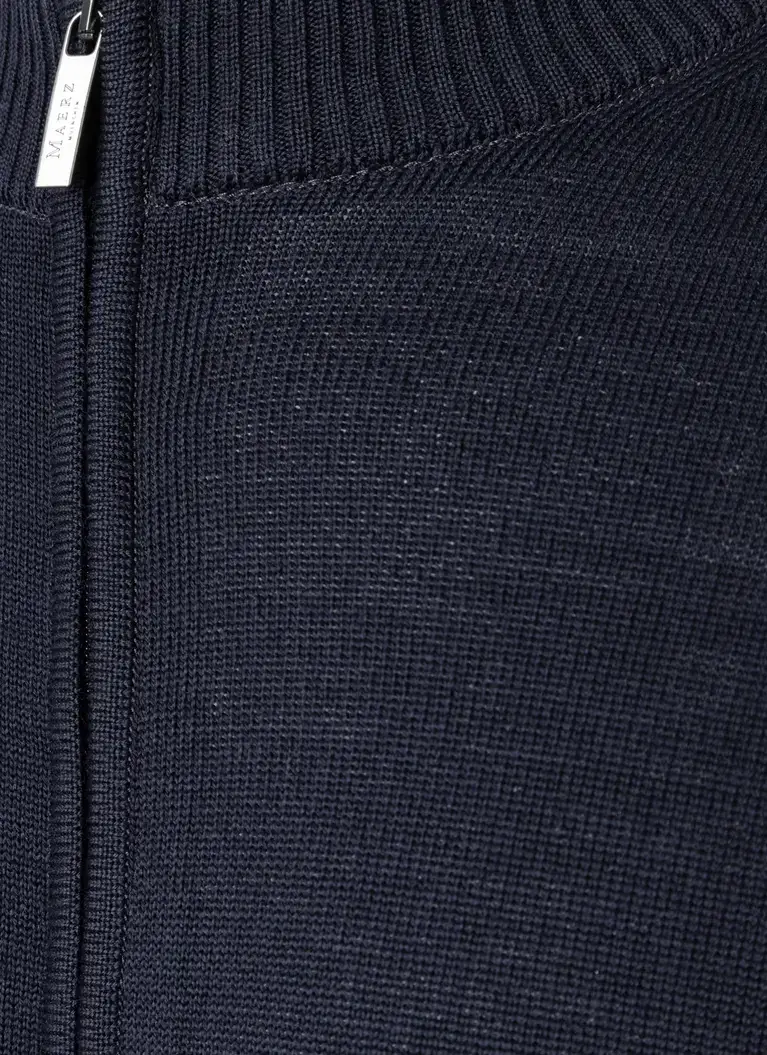 Maerz Muenchen Stehkragen-Zipper100% MerinowolleArt. Nr. 595490-399 Begrenzt auf 3 Tage