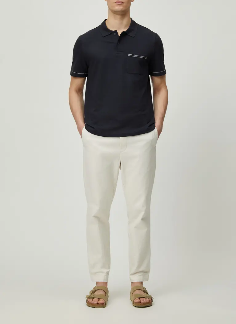 Maerz Muenchen PoloshirtBaumwoll-Leinen-MixArt. Nr. 661400-399 Exklusivangebot
