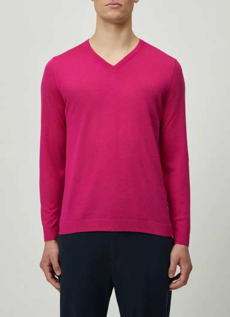 Maerz Muenchen V-Pullover100% MerinowolleArt. Nr. 403800-710 Top Angebot