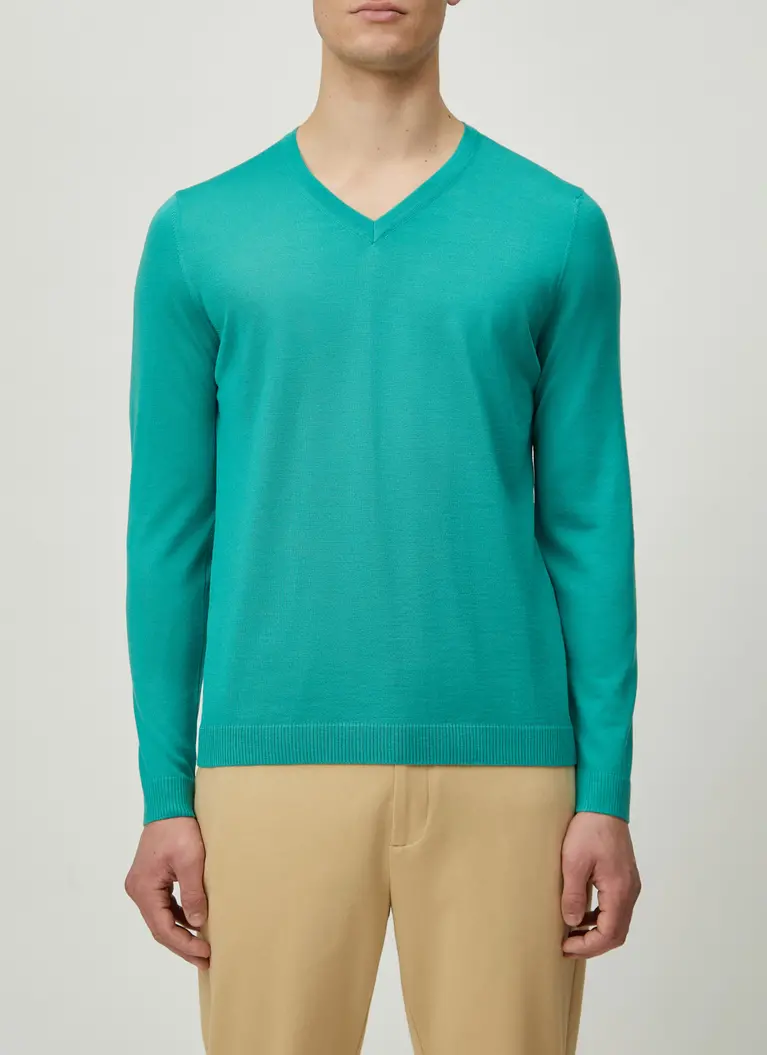 Maerz Muenchen V-Pullover100% MerinowolleArt. Nr. 403800-216 Online Outlet