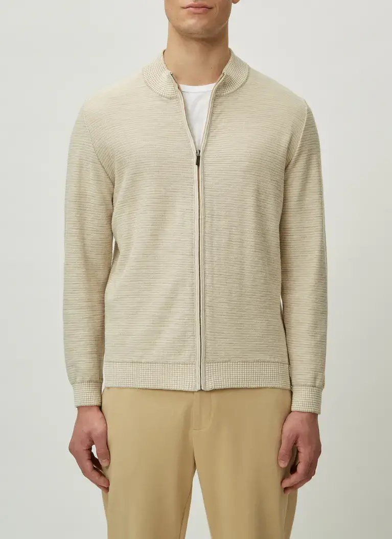 Maerz Muenchen StrickjackeBaumwoll-Leinen-MixArt. Nr. 573001-109 Blitzangebot
