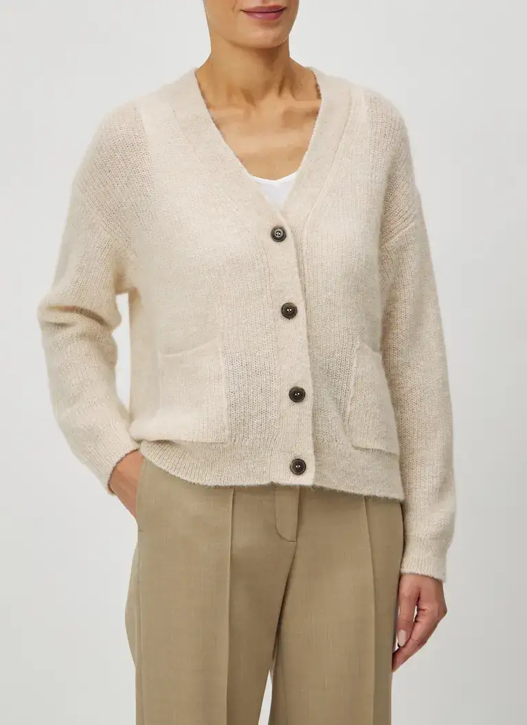 Maerz Muenchen StrickjackeAlpaka-Mohair-MixArt. Nr. 238700-112 Wochenangebot