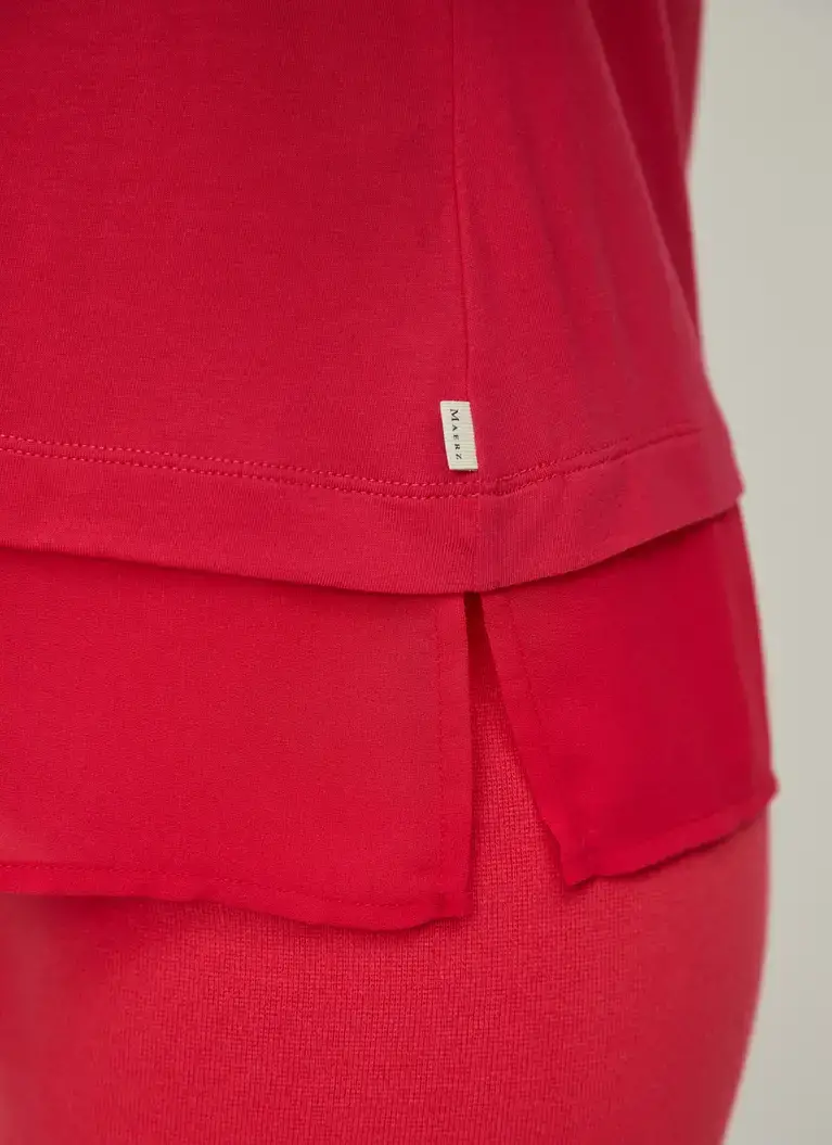 Maerz Muenchen V-ShirtBaumwoll-Modal-MischungArt. Nr. 120500-753 Großer Ausverkauf
