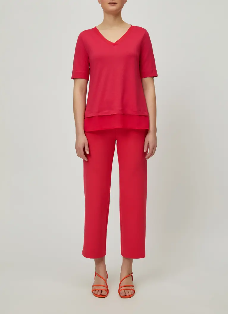 Maerz Muenchen V-ShirtBaumwoll-Modal-MischungArt. Nr. 120500-753 Großer Ausverkauf