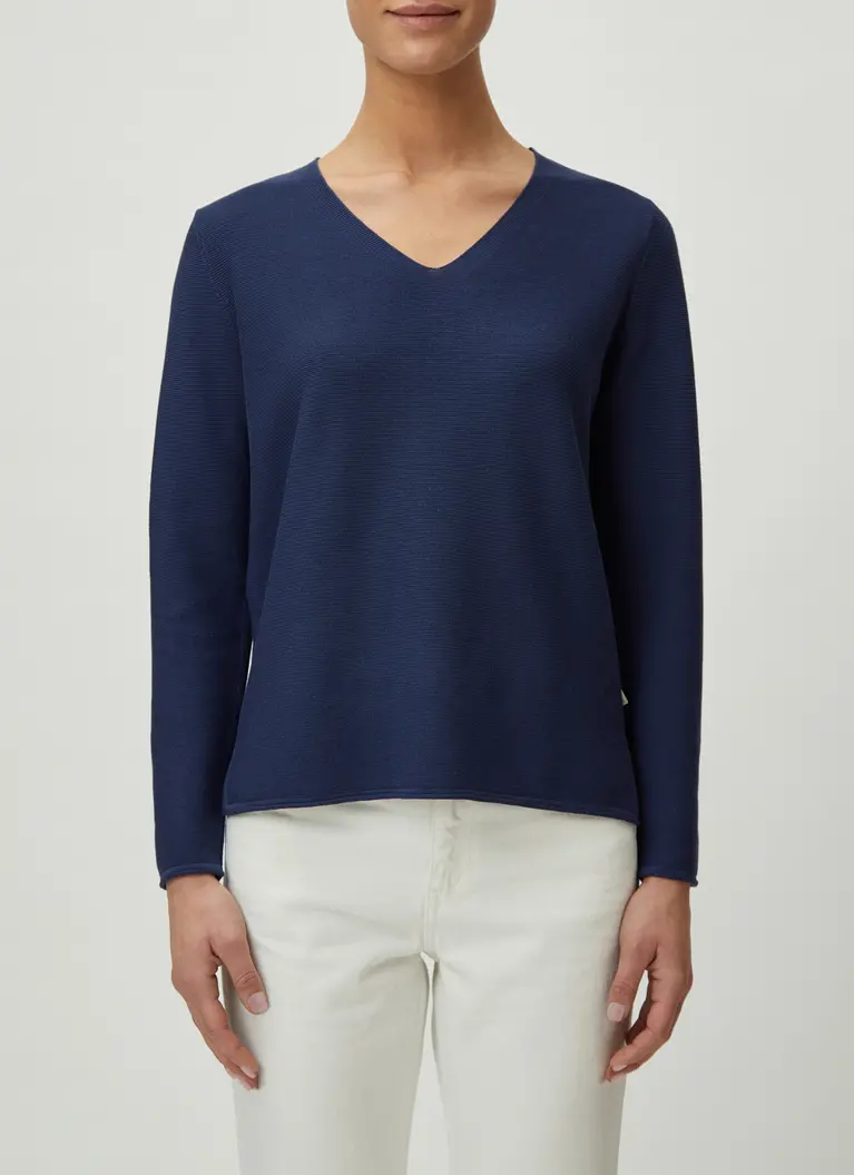 Maerz Muenchen V-Pullover100% BiobaumwolleArt. Nr. 339200-358 Online Outlet