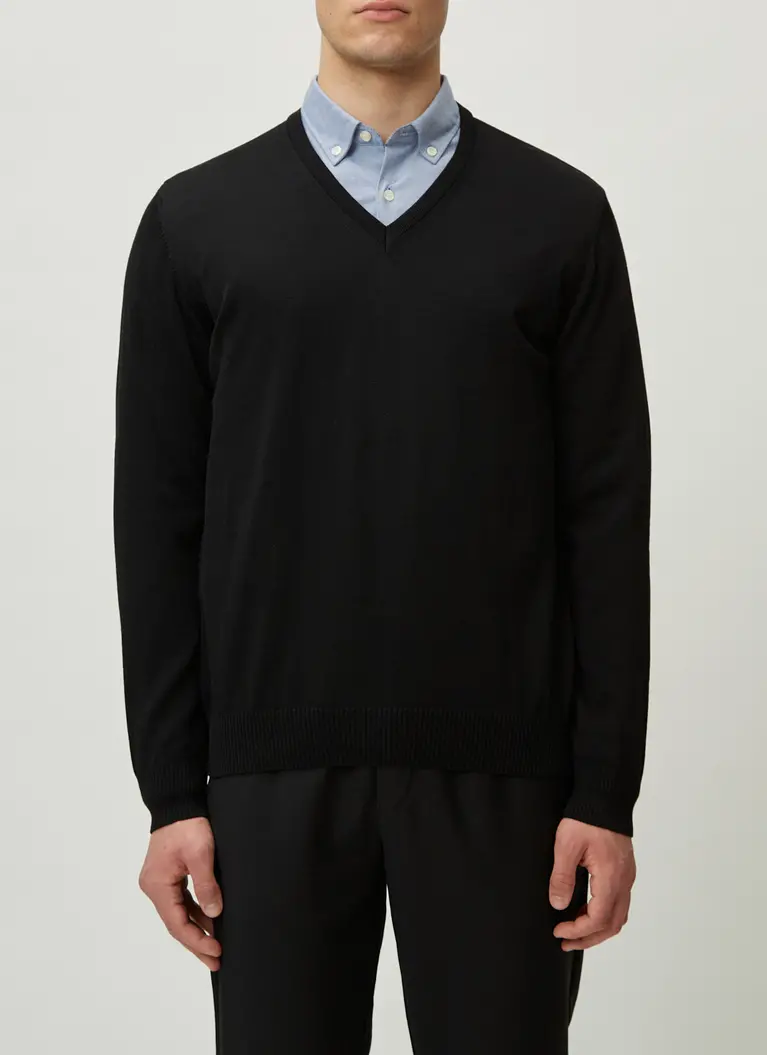 Maerz Muenchen V-Pullover100% MerinowolleArt. Nr. 490490-595 Sonderangebot der Fabrik