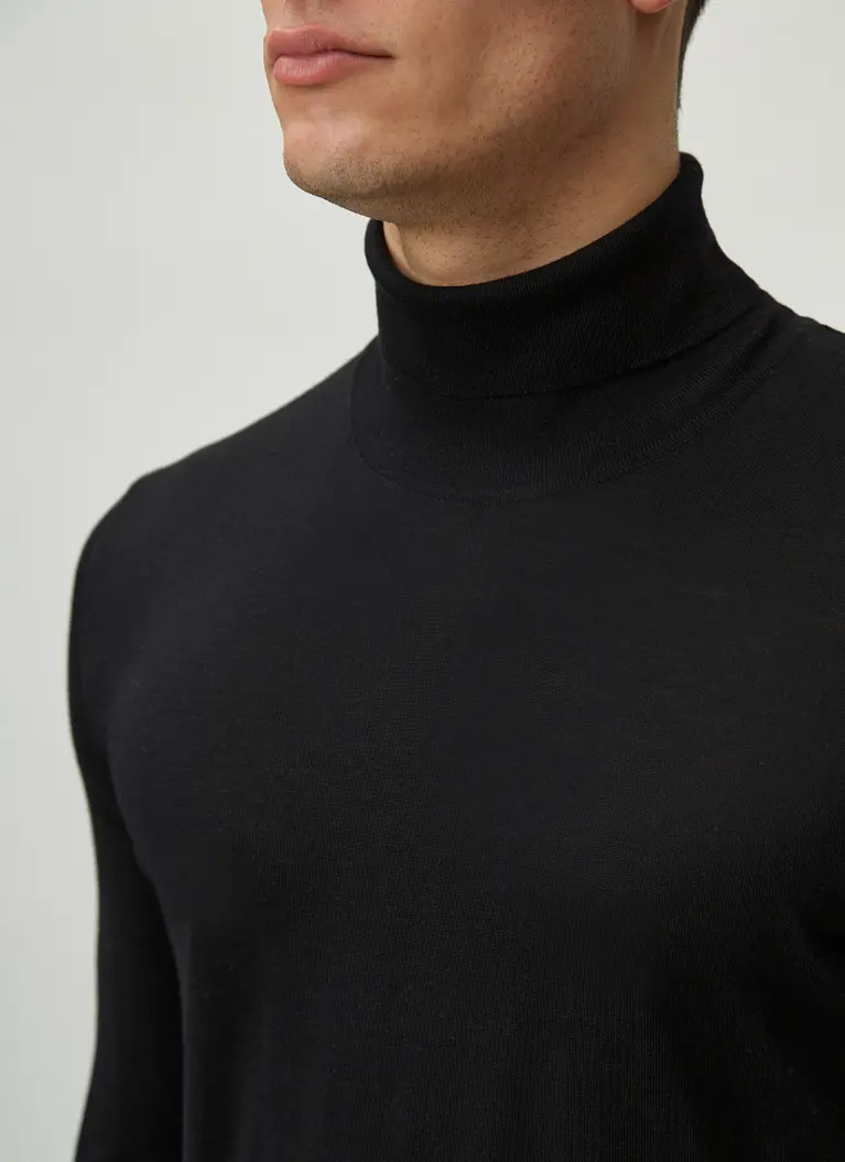 Maerz Muenchen RollkragenpulloverMerino-Seide-CashmereArt. Nr. 426500-595 Black Friday Preise