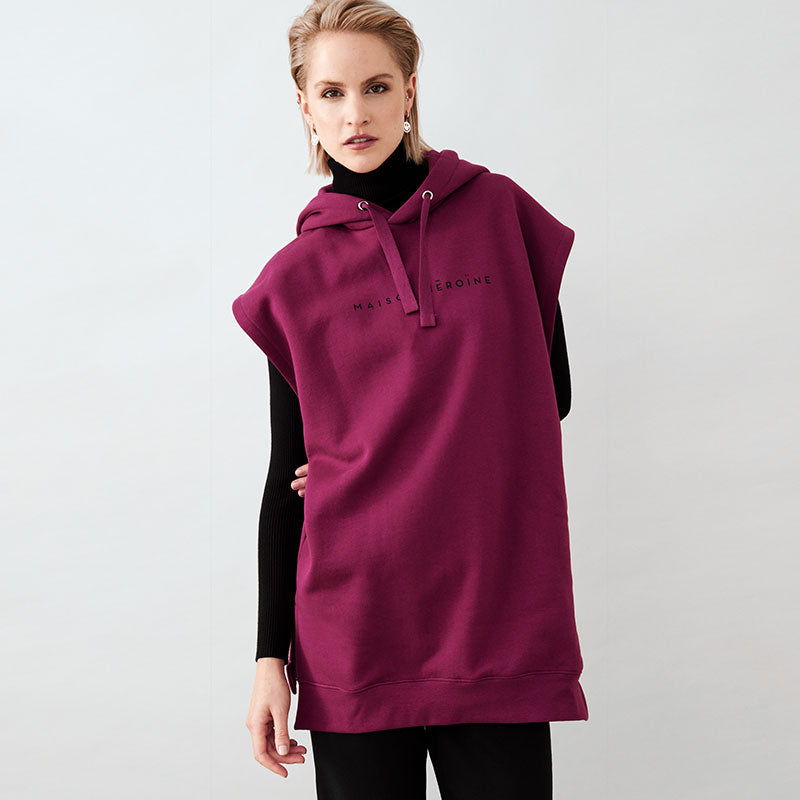 Maison Héroïne HĒROÏNE OVERSIZED HOODIE VEST Hotsell