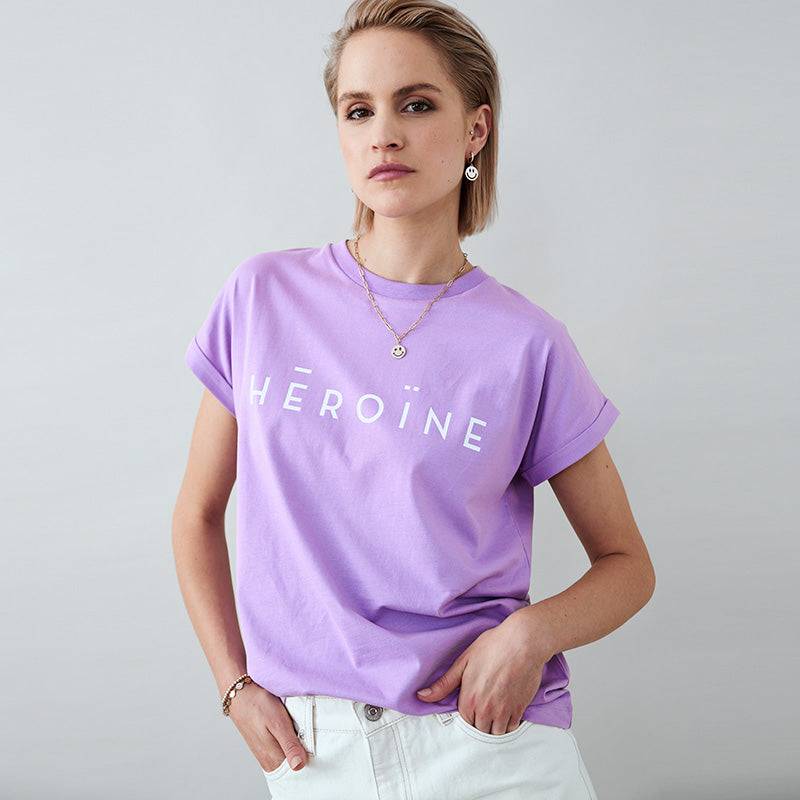 Maison Héroïne HĒROÏNE T-SHIRT ORCHID Günstiger Verkauf