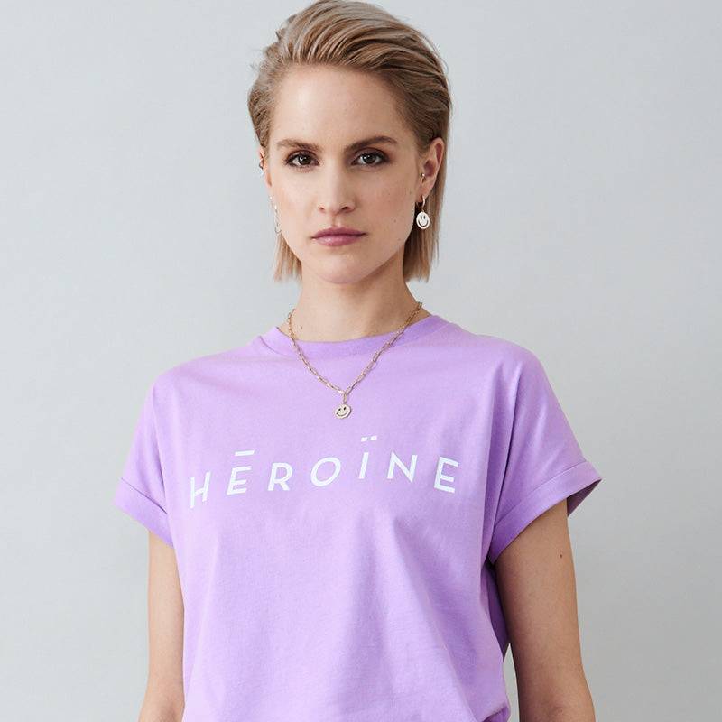 Maison Héroïne HĒROÏNE T-SHIRT ORCHID Günstiger Verkauf