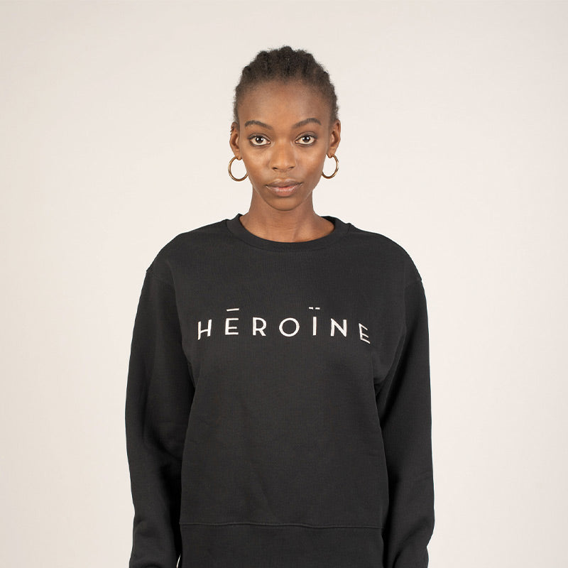 Maison Héroïne SWEATER BLACK Fabrikverkauf