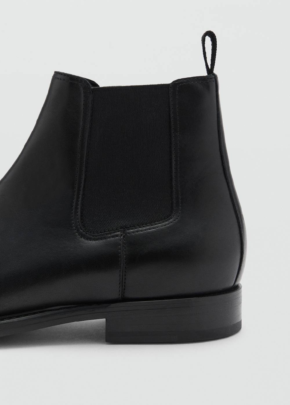 ﻿Mango Chelsea Boots aus poliertem Leder Jubiläumsangebot
