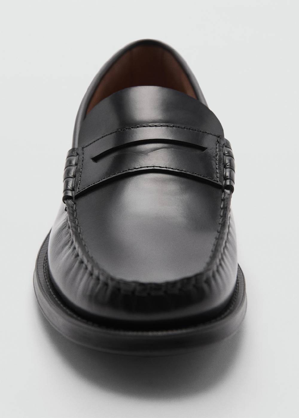 Mango Mokassin aus Antic-Leder Top Angebot