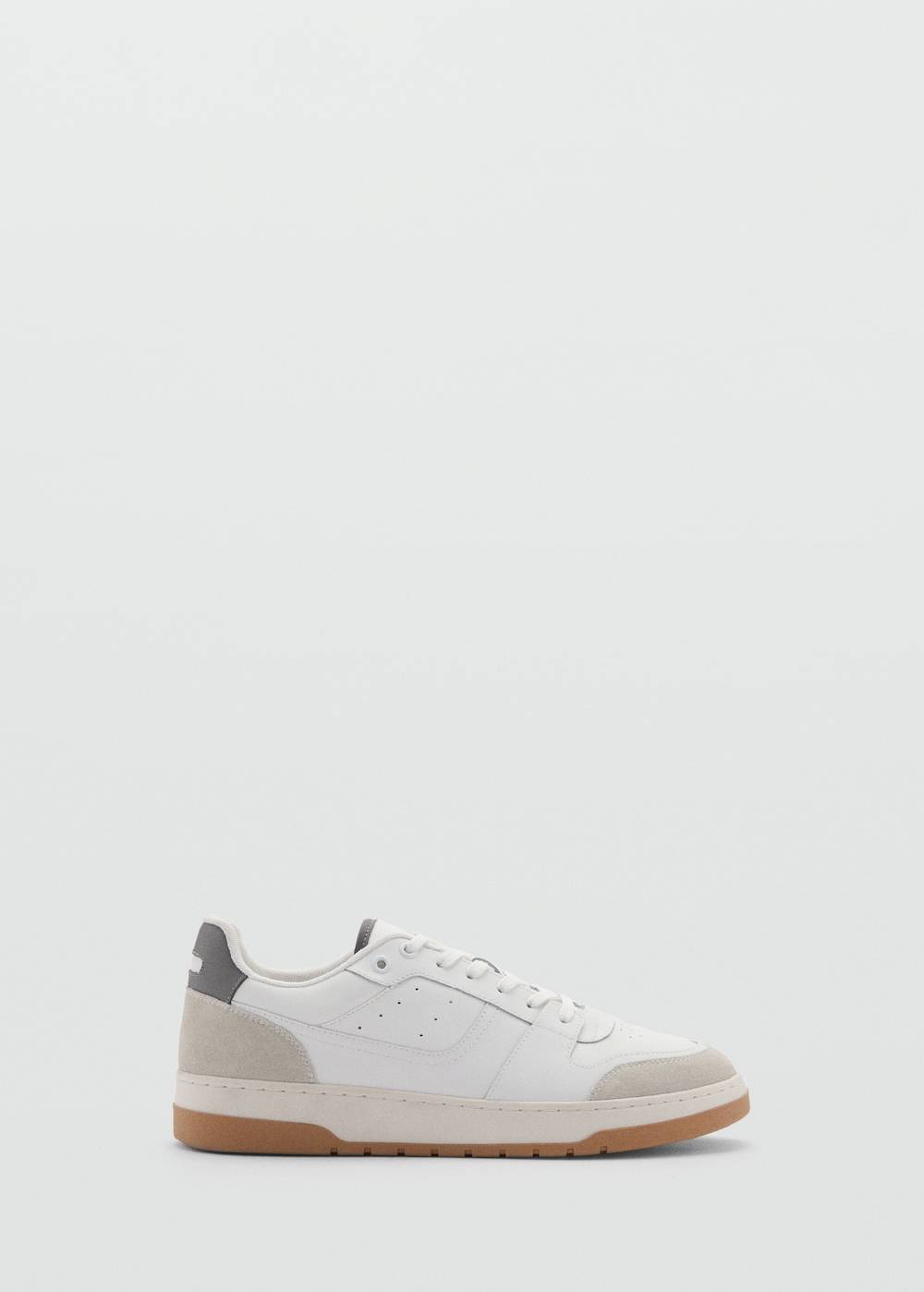 Mango Sneakers mit kontrastierenden Lederdetails Tiefpreis