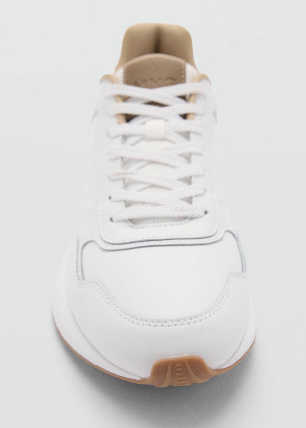 Mango Sneakers mit kontrastierenden Lederdetails Begrenzte Freigabe