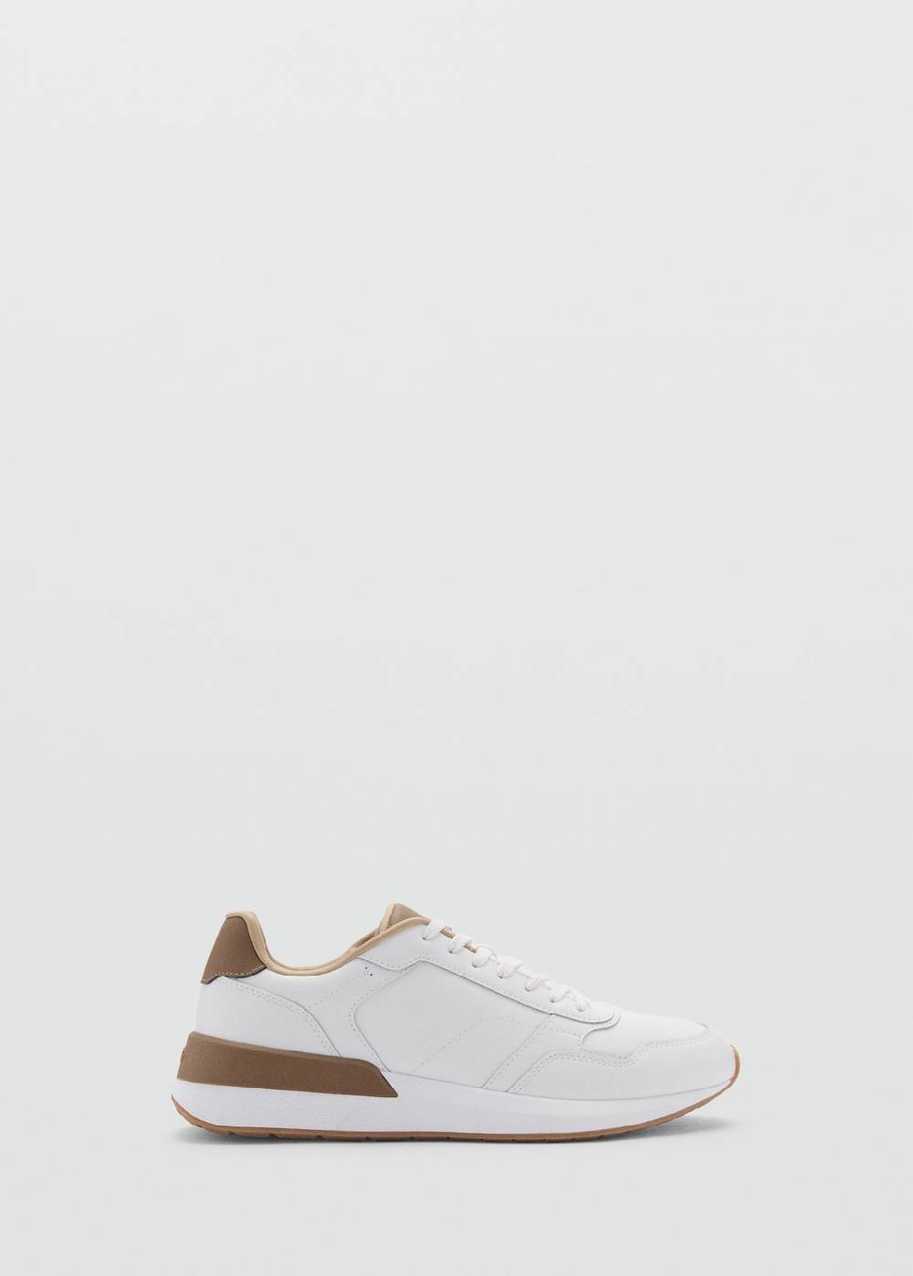Mango Sneakers mit kontrastierenden Lederdetails Begrenzte Freigabe