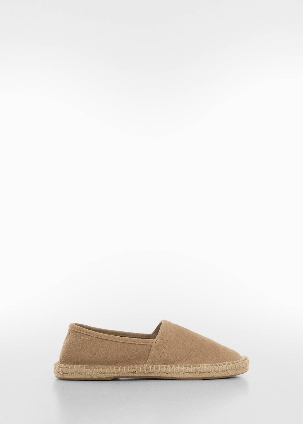 Mango Espadrille aus Rauleder und Jute Neueste Stile