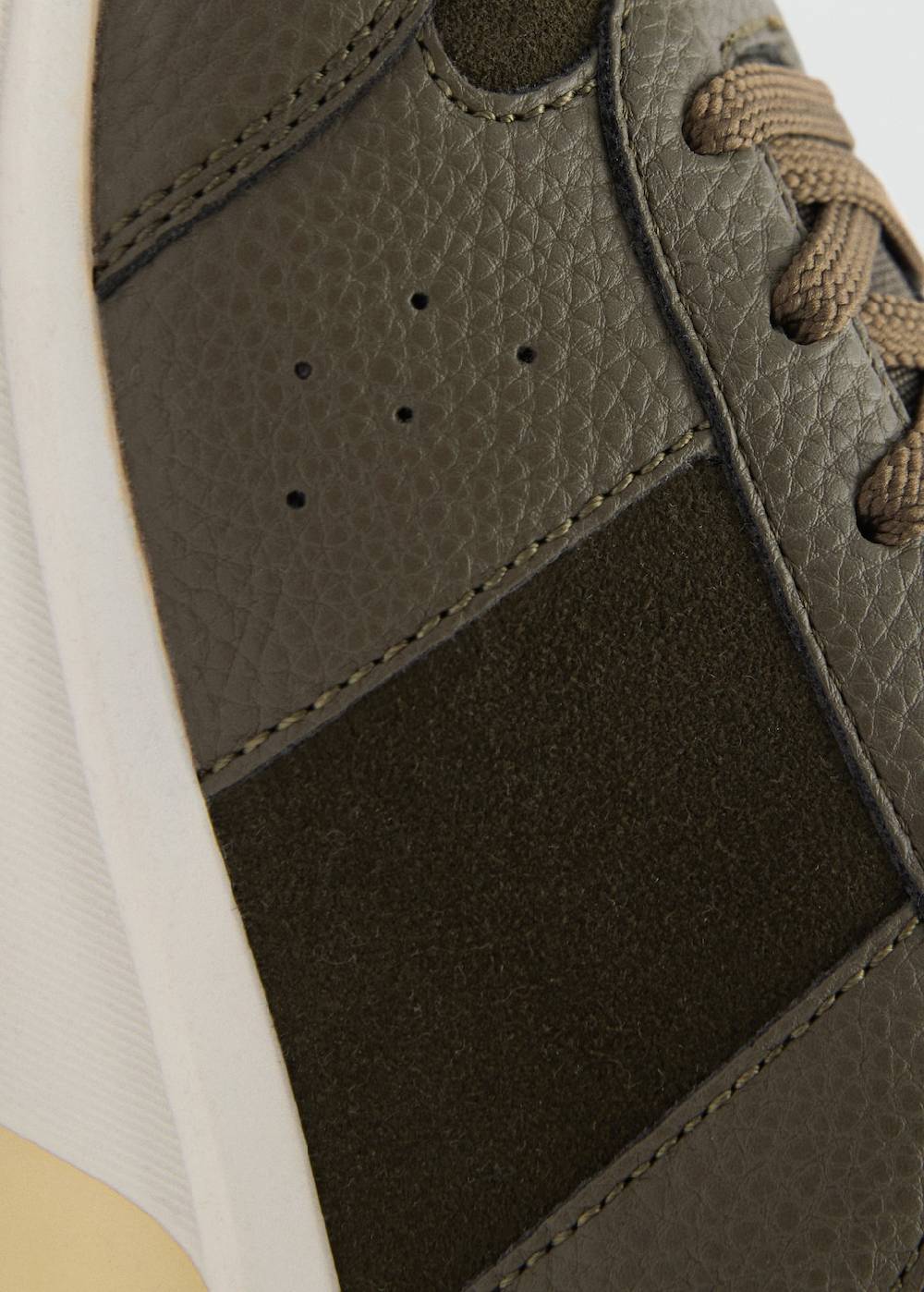 Mango Sneakers mit kontrastierenden Lederdetails Zeitbegrenzte Promotion