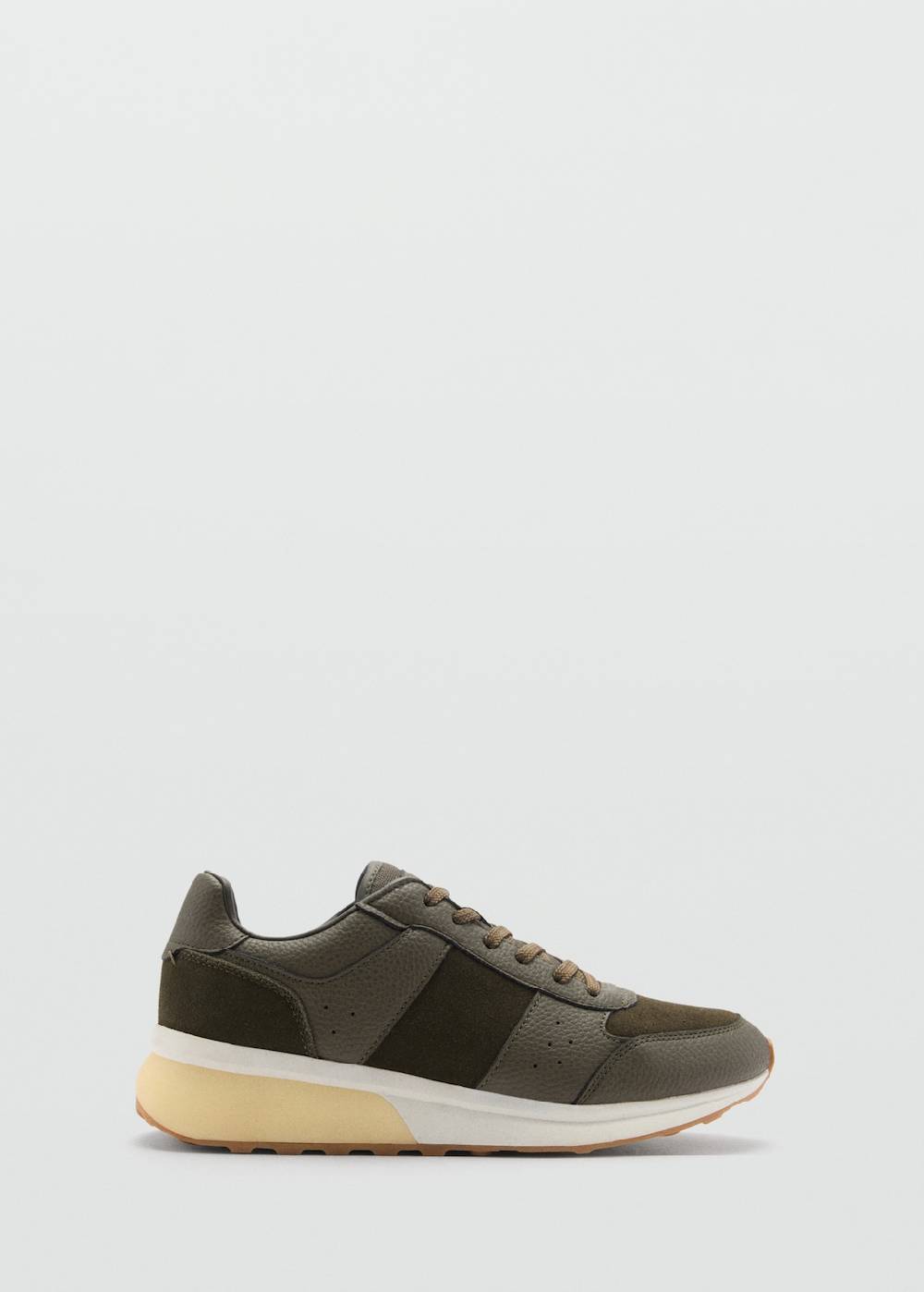 Mango Sneakers mit kontrastierenden Lederdetails Zeitbegrenzte Promotion