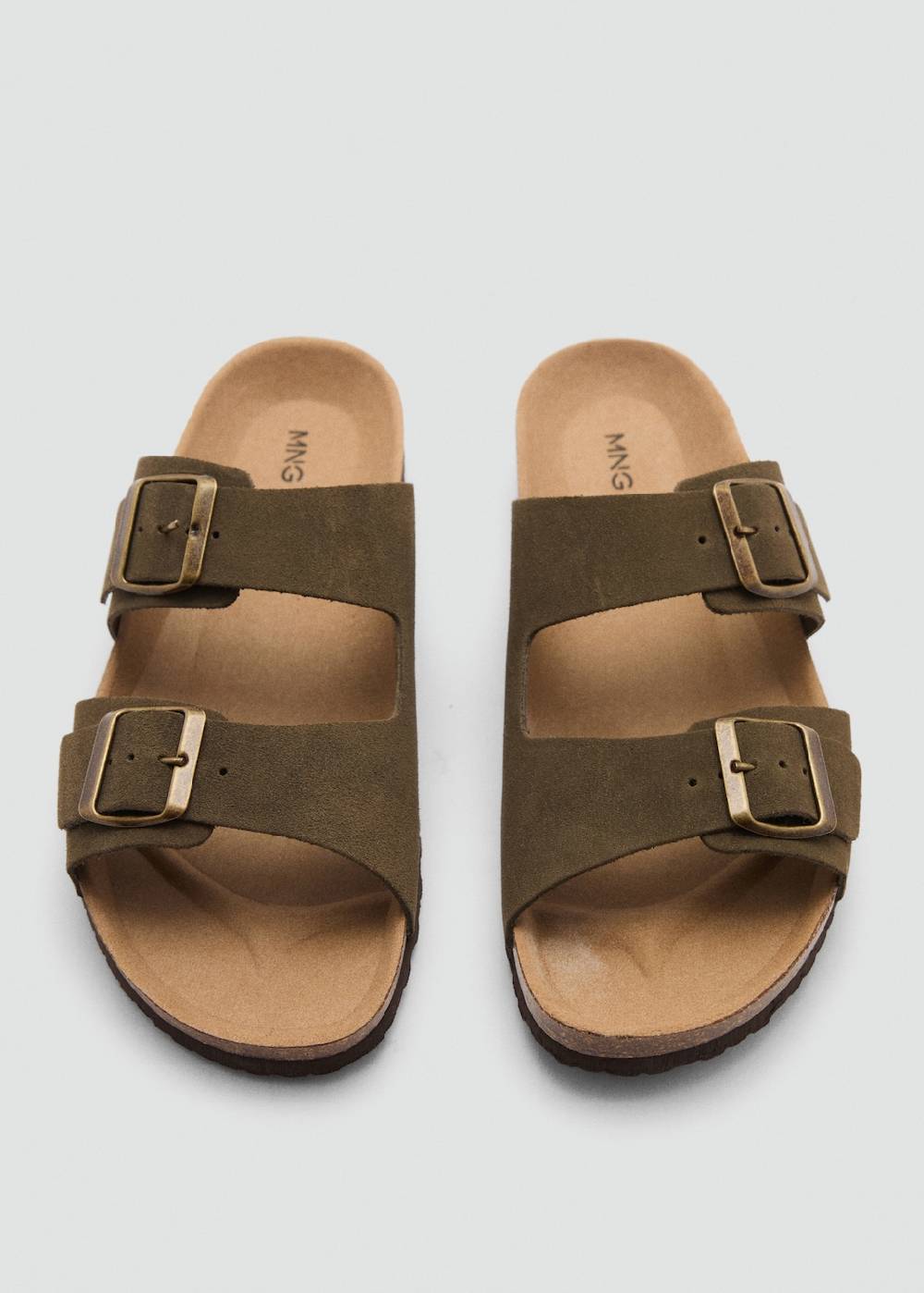 Mango Rauleder-Sandale mit Schließe Bis zu 50% Rabatt