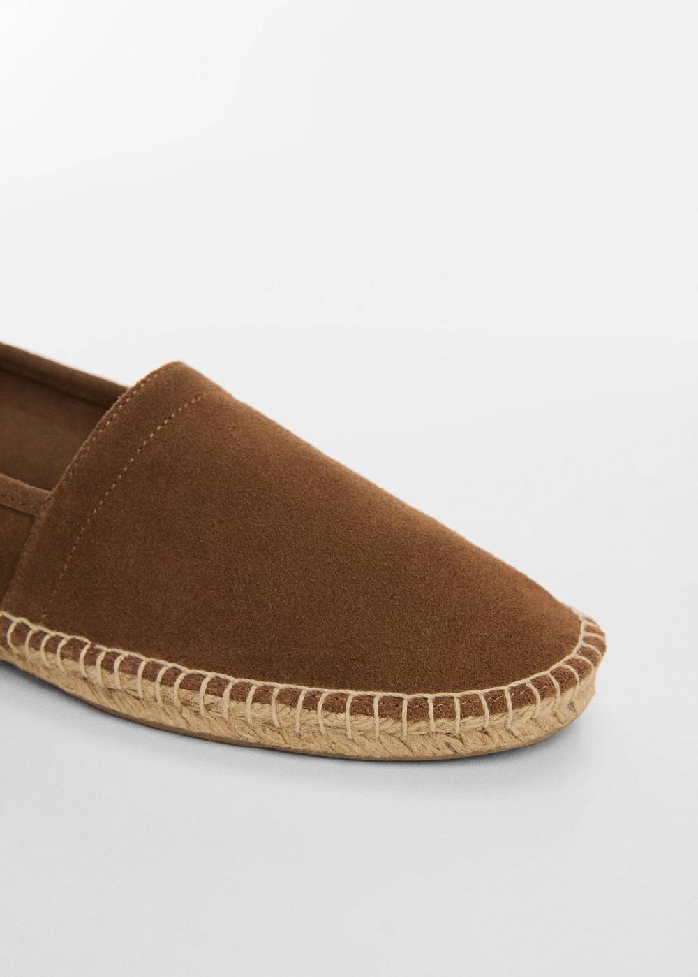 Mango Espadrille aus Rauleder und Jute Nur für heute