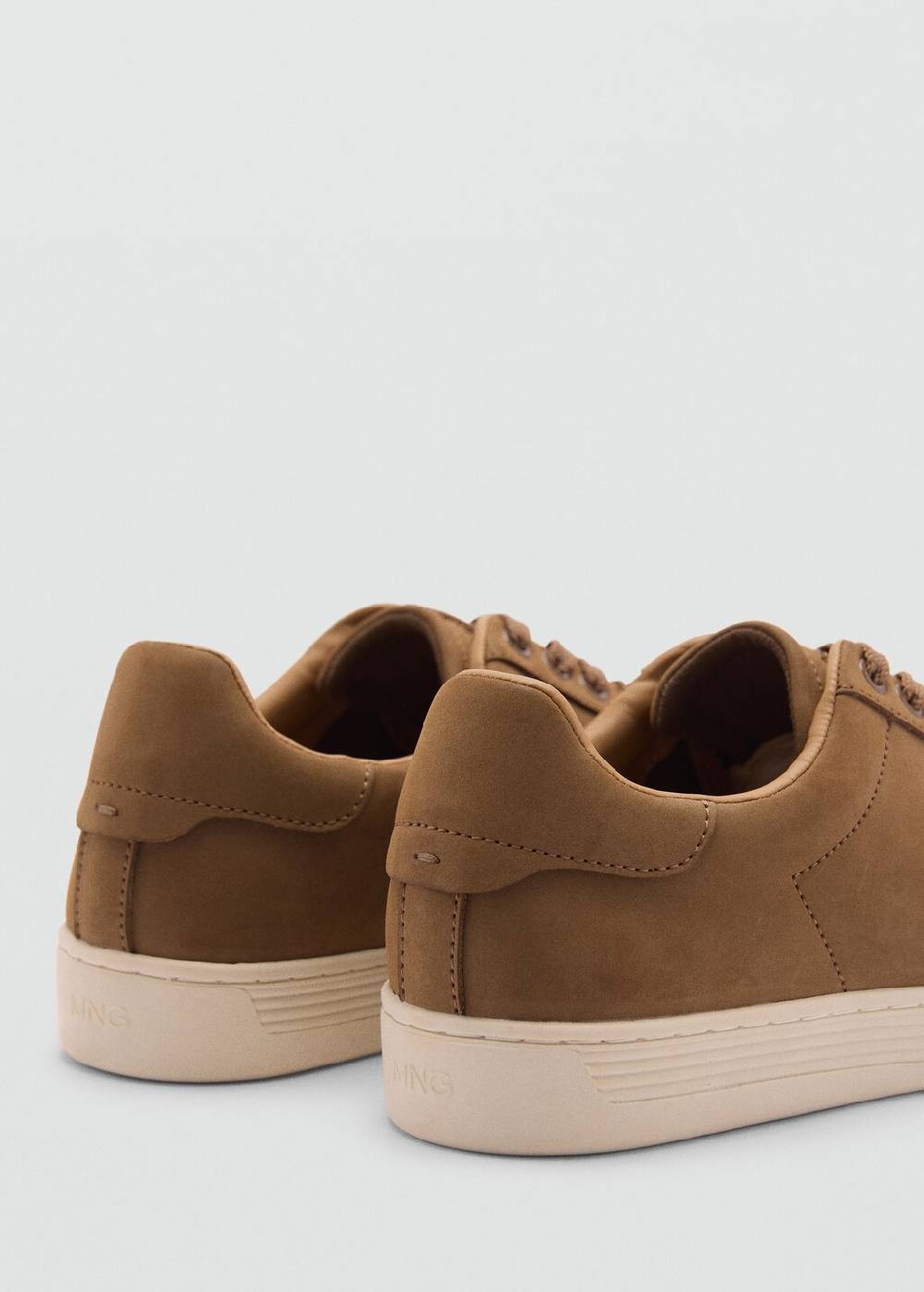 Mango Wildleder-Sneaker mit Schnürsenkeln Sonderangebot der Fabrik