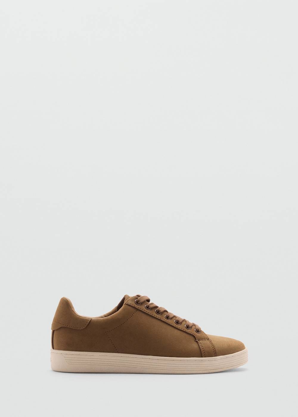 Mango Wildleder-Sneaker mit Schnürsenkeln Sonderangebot der Fabrik