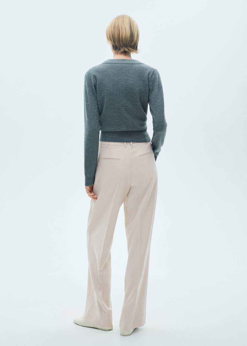 Mango Gerade Bundfaltenhose Super Rabatt